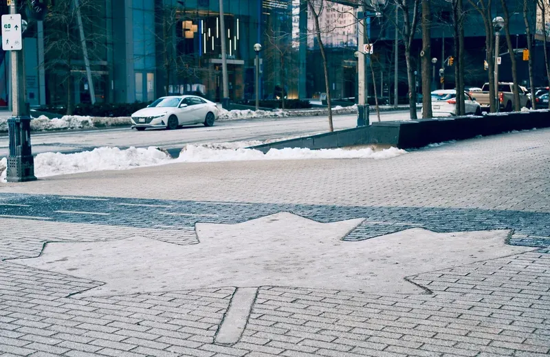 شوارع تورنتو في الشتاء — كندا
